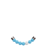 Glass beads / Powder blue 1 white