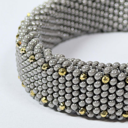Grey (gold color dots)