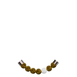 Faceted beads / Gold color 1 silver color