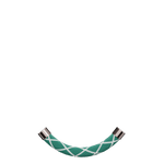 White Losange / Teal green