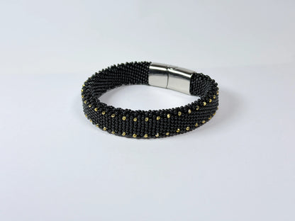 Black (gold color dots)