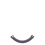 White dots / Deep plum