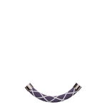 White Losange / Deep plum