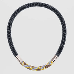 Weawed Ornament Necklase