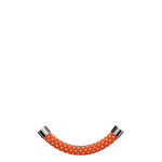 White dots / Burnt orange