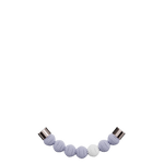 Glass beads / Dusty lavender 1 white